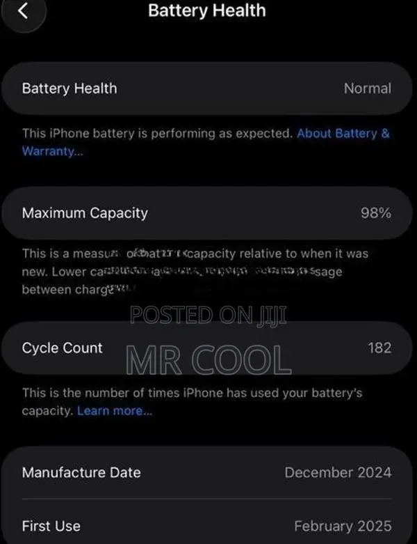Apple iPhone 16 Pro Max maz (Used)