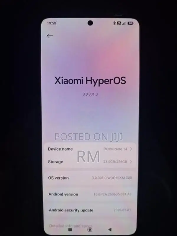 Xiaomi Redmi Note 14 16/256GB (Used)
