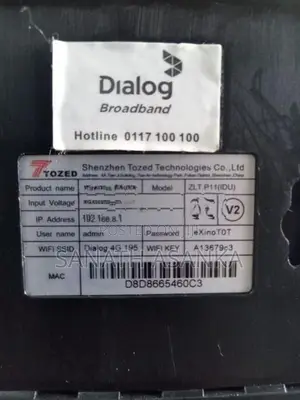 Dialog 4G wifi router