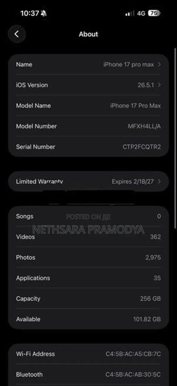 Apple iPhone 17 Pro Max (Used)