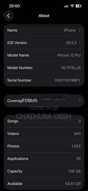 Apple iPhone 13 Pro 128GB (Used)