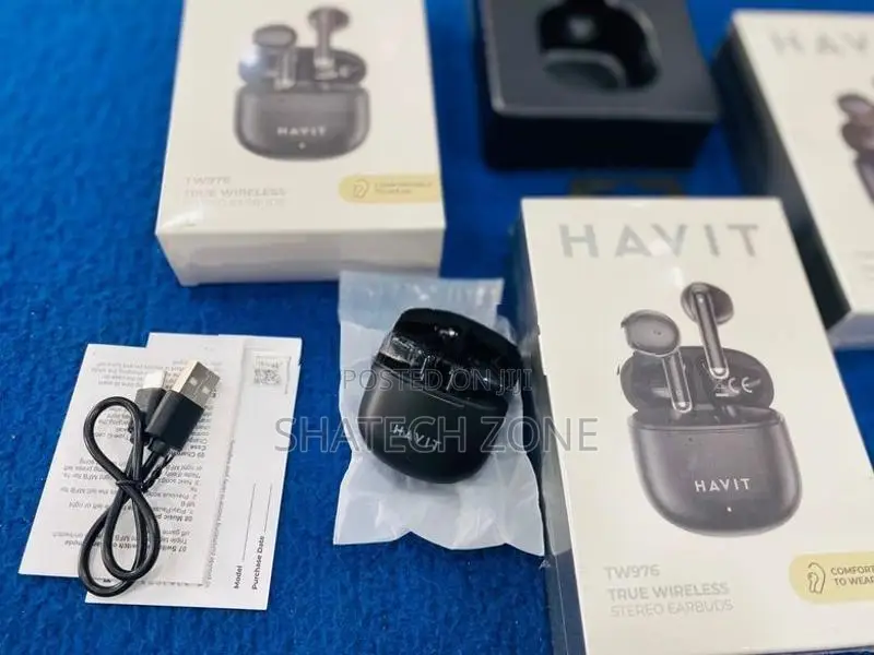 Havit Earbuds Bluetooth Wireless Stereo - New Tw-976