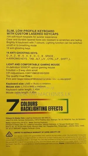 Armaggeddon Gaming Combo AK-6770