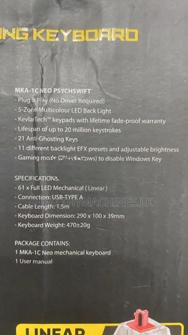 Armaggeddon Mechanical Keyboard MKA-1C Neo