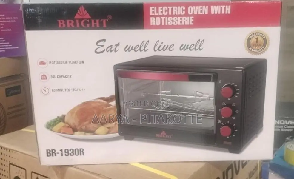 Bright Electric Oven 30L Capacity