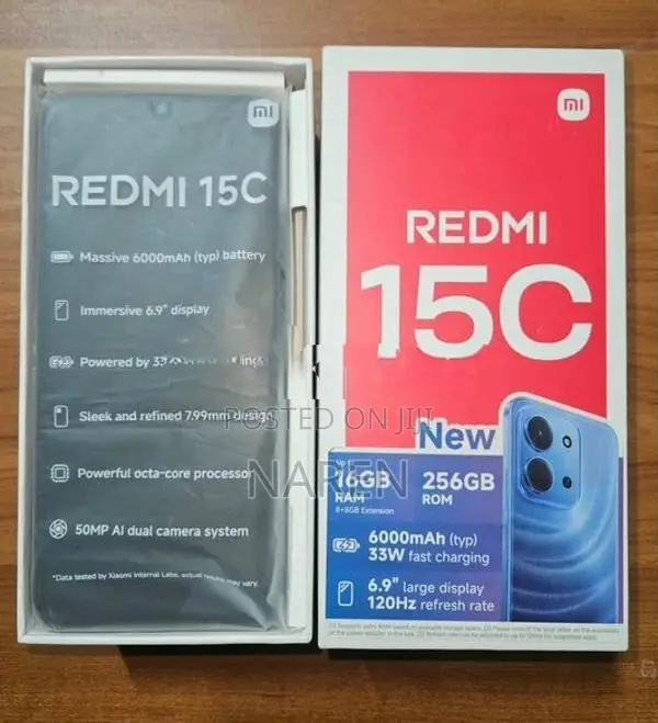 Xiaomi Redmi 15C (8GB, 256GB) (Brand New)