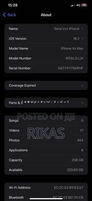 Apple iPhone XS Max (Used)