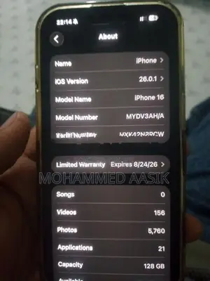 Apple iPhone 16 (Used)