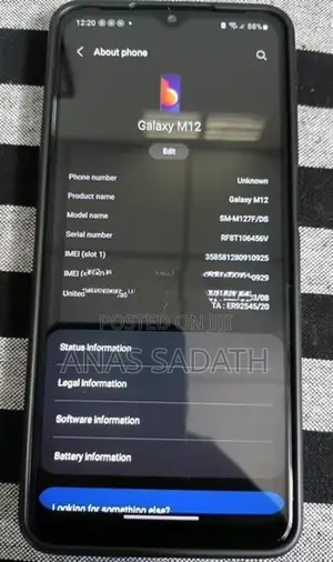 Samsung Galaxy M12 (Used)
