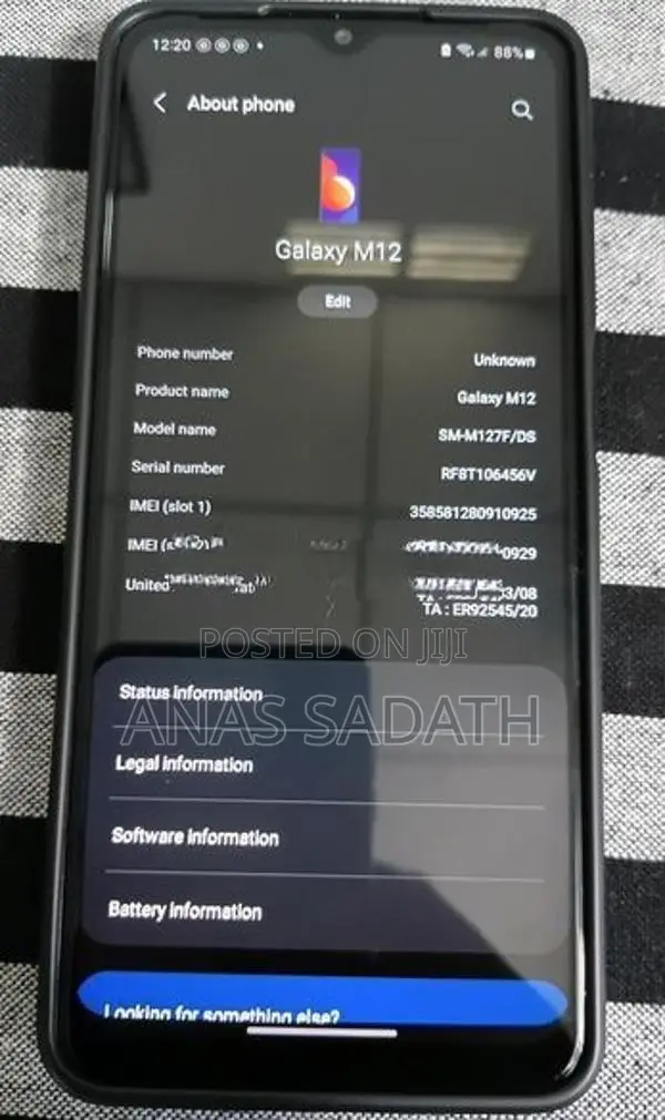 Samsung Galaxy M12 (Used)
