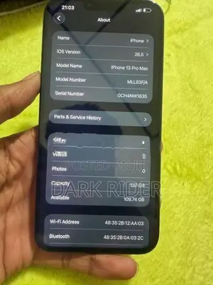 Apple iPhone 13 Pro Max 128GB (Used)
