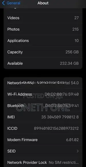 Apple iPhone X (Used)