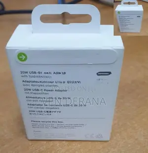 Apple 20W USB-C Power Adapter for Fast and Safe Charging.