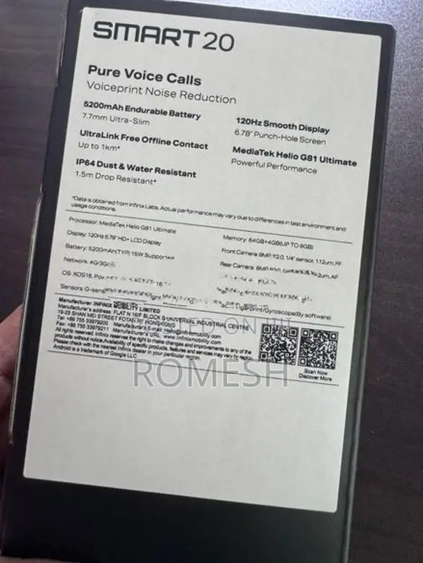 Infinix Smart 20 (Used)