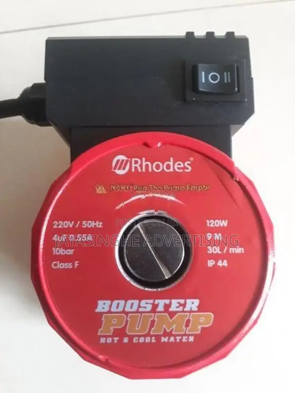 Pressure Pump Hot And Cold Water ( 10 Bar Rhodes )