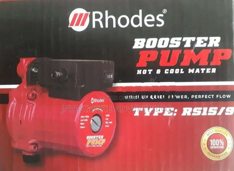 Pressure Pump Hot And Cold Water ( 10 Bar Rhodes )