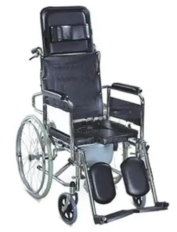 Full Option Commode Wheelchair reclining wheel chair