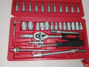 46 PCS 1/4" Drive Socket Wrench Tool Set With Ratchet Bitsl