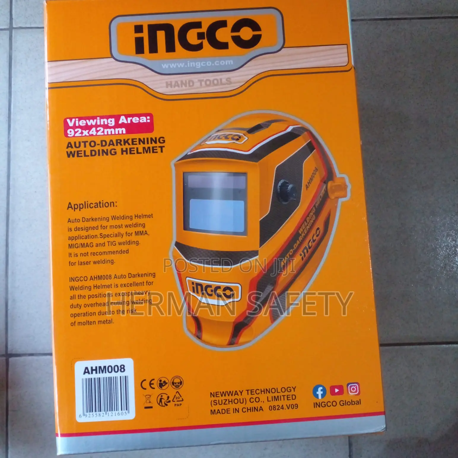 INGCO AHM008 Auto Darkening Welding Helmet