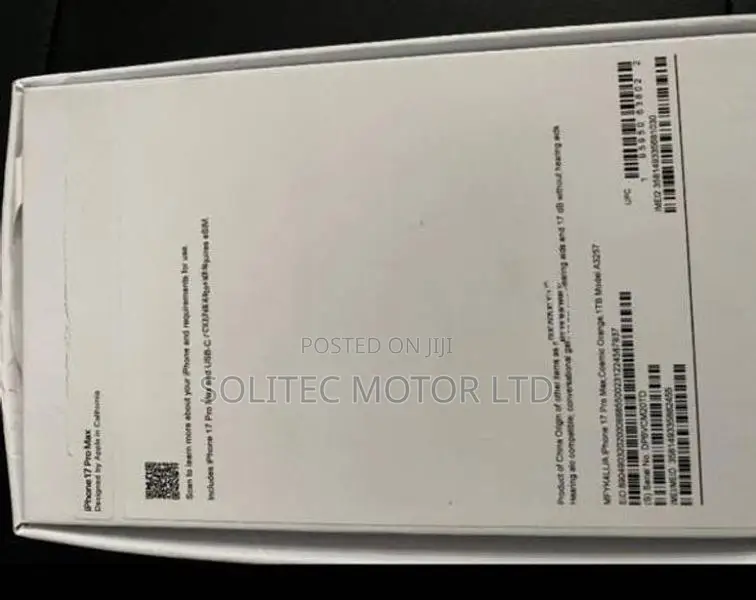 Apple iPhone 17 Pro Max (Used)