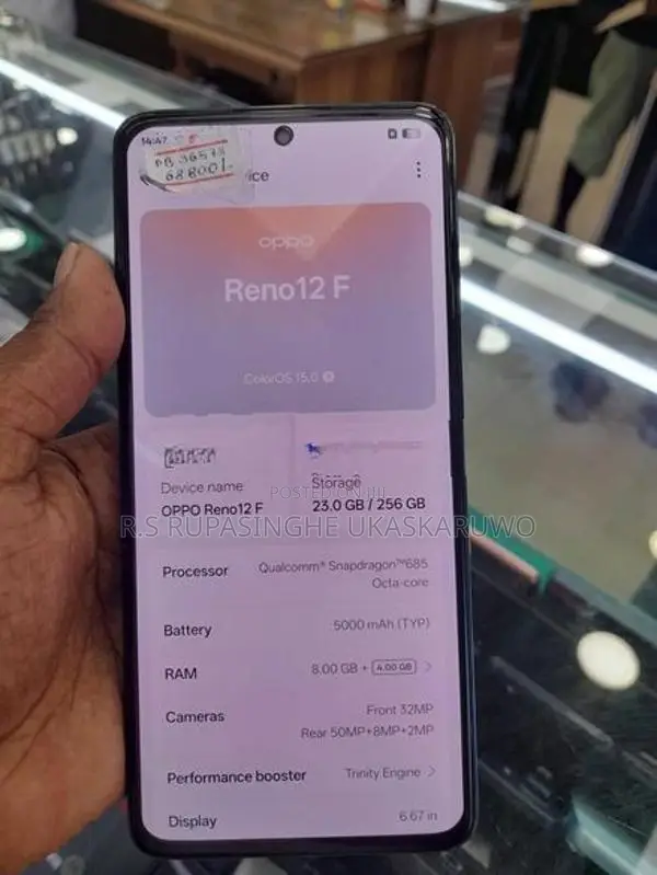 Oppo Reno 12F (Used)