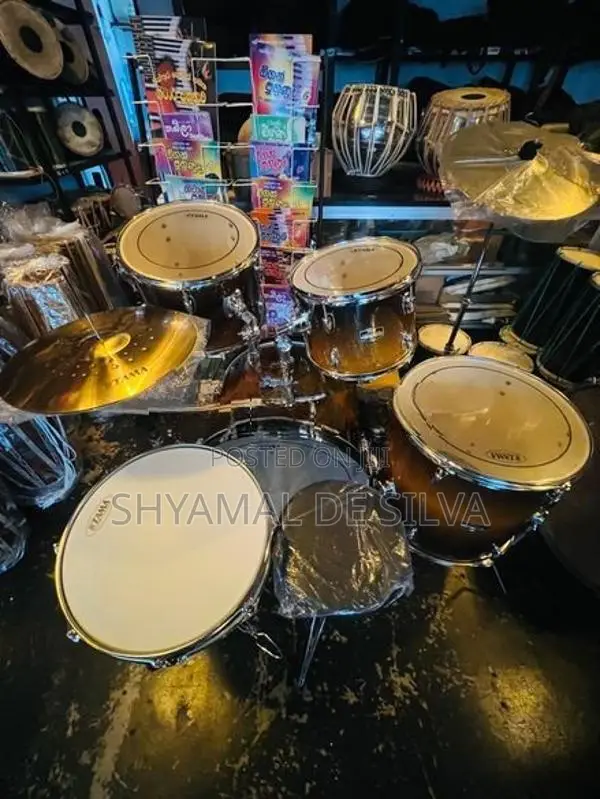 Tama oil velom Drum set ( Made in USA )