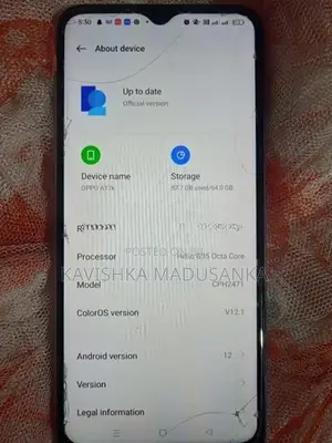 Oppo A17K 3GB/64GB (Used)