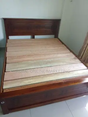72-60 Teak Box Bed (B-30)