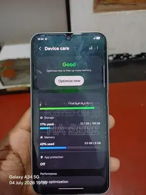 Samsung Galaxy A34 5g (Used)