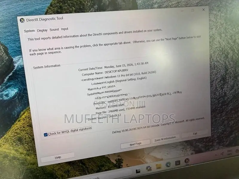 Lenovo i5 10Gen 8/256GB