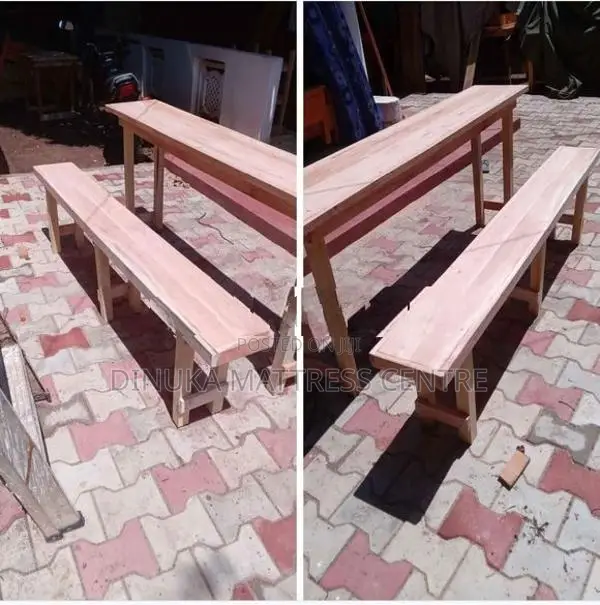 Table Bench 6ft ×15inch Mahogani