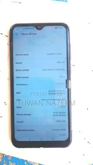 Huawei Y7a y72019 (Used)