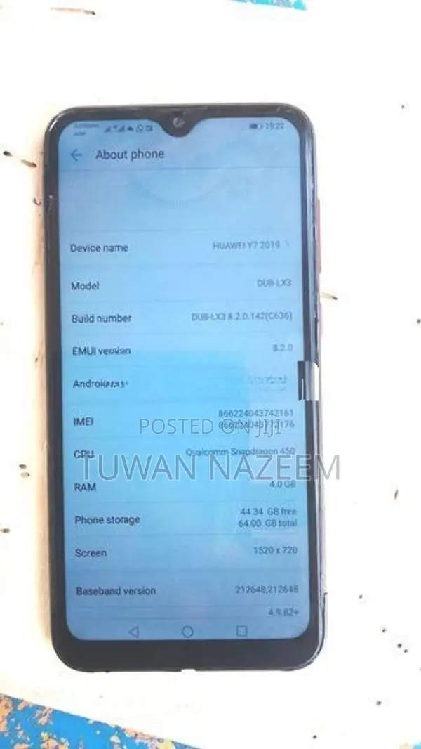Huawei Y7a y72019 (Used)