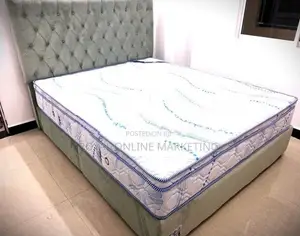 Queen Size Divan Bed with Spring Mattress (G-30)
