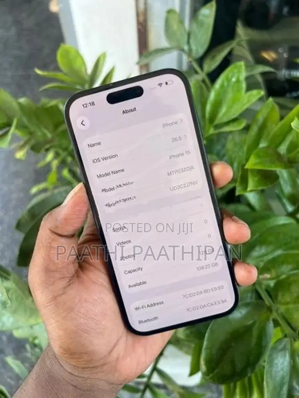 Apple iPhone 15 I phone (Used)