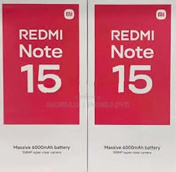 Xiaomi Redmi Note 15 8GB/256GB (Brand New)