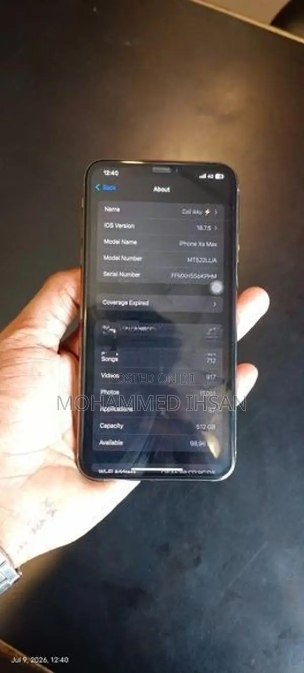 Apple iPhone XS Max 512GB (Used)