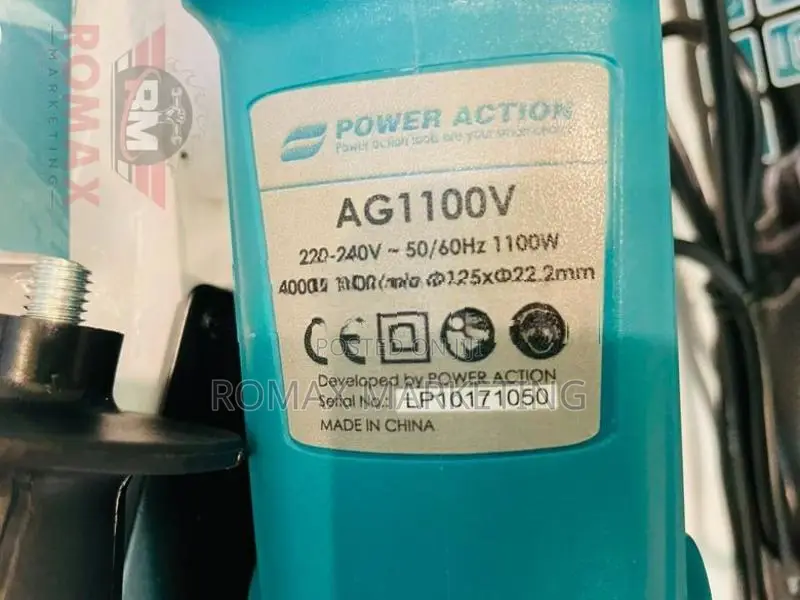 Angle Grinder (1000W) power Action Ag1100 V