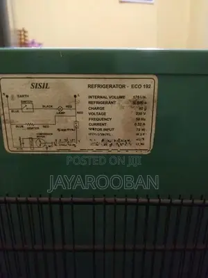 Sisil Eco 192 Two-Door Refrigerator (176L)