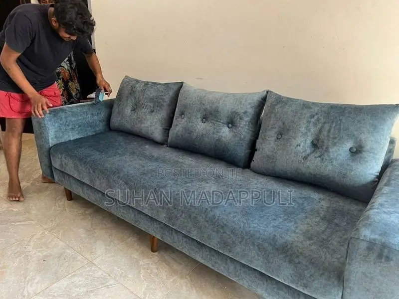 SOFA - Velvet Fabric (7ft)