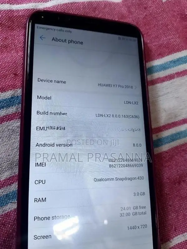 Huawei Y7p (Used)