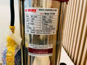 Sewage Submersible Pump Solidek 1.5 Hp 2''