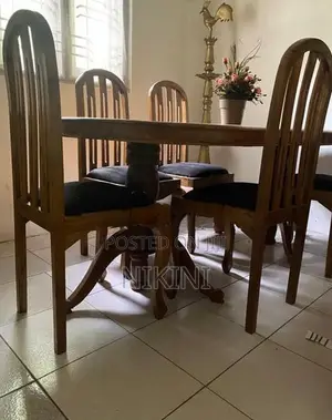 Teak Dinning Table with 6 Chairs