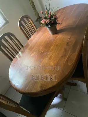 Teak Dinning Table with 6 Chairs