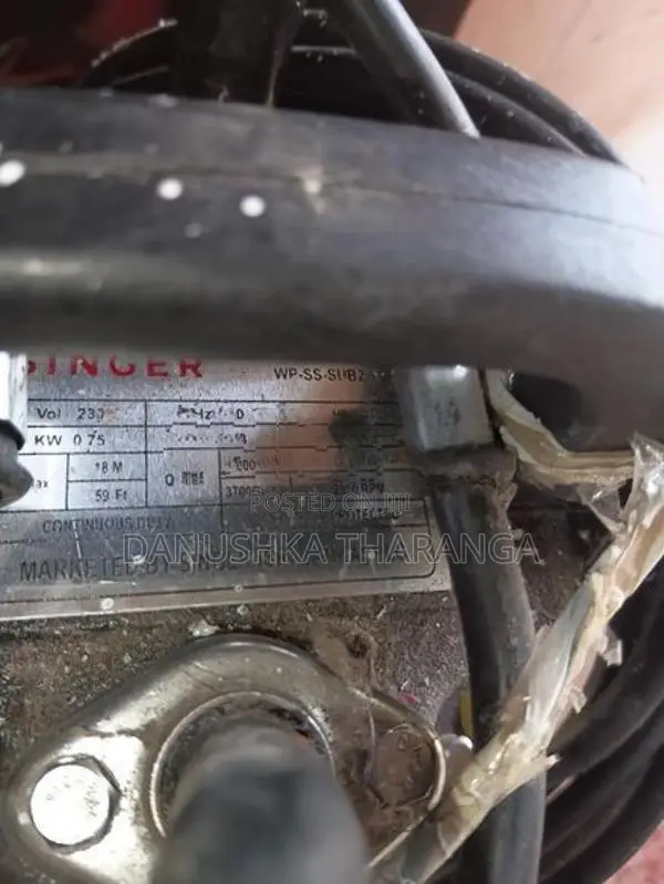Singer Submersible Pump Clean Water Series 1HP