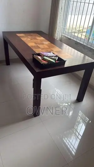 Jilbo Furniture Solid Teak Dining Table 6 Chairs