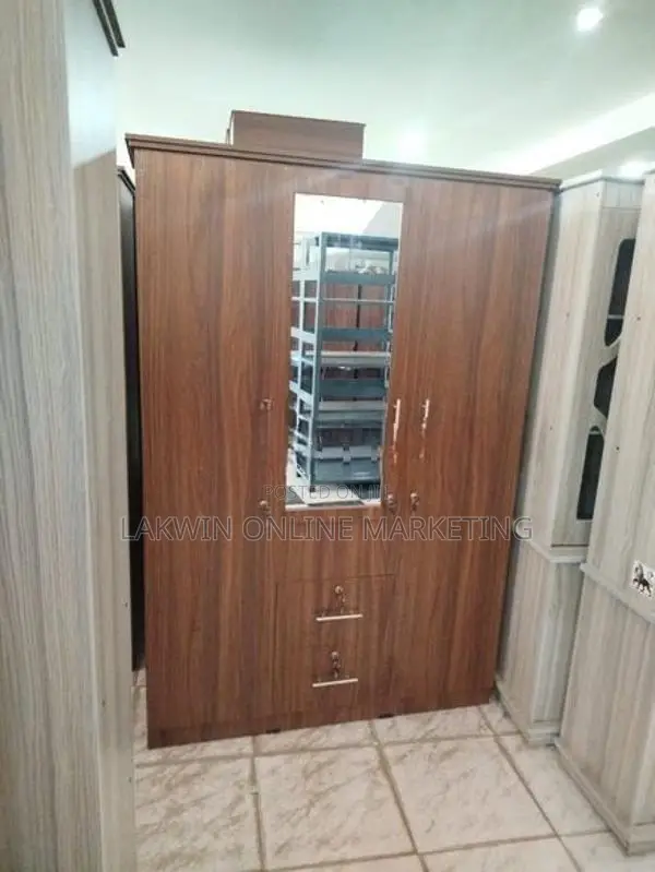 3D Melamine Full Set Wardrobe