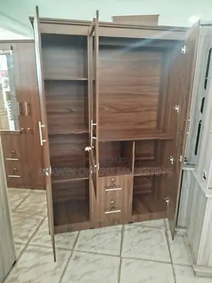 3D Melamine Full Set Wardrobe
