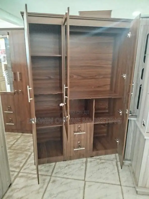 3D Melamine Full Set Wardrobe