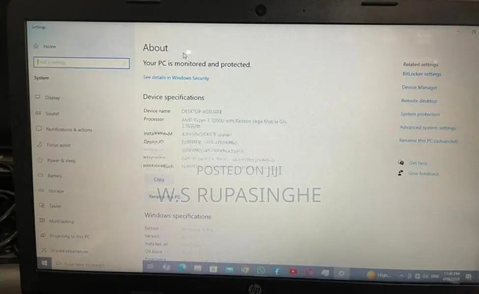 HP AMD Ryzen Laptop